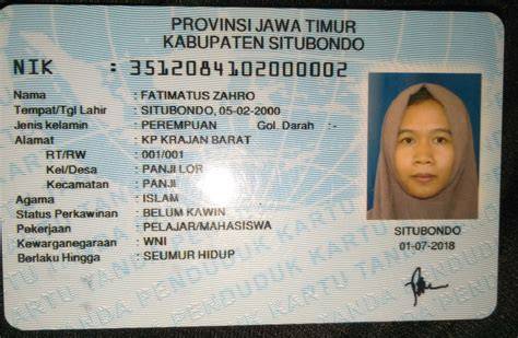 Contoh no identitas.  Nomor KTP adalah identitas penduduk yang digunakan unt...