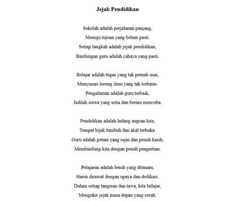 Contoh puisi pendidikan 4 bait brainly. .  <a href=https://testnnnn.on-forge...