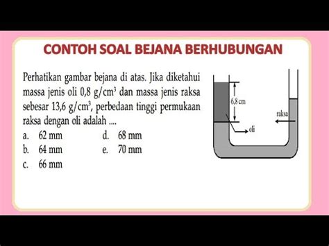 Contoh soal bejana berhubungan brainly 【տовсошፃμիτ】