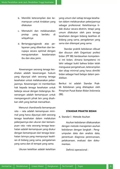 Contoh soal cerita tentang standar dan frofesi kebidanan. .  <a href=https:/...