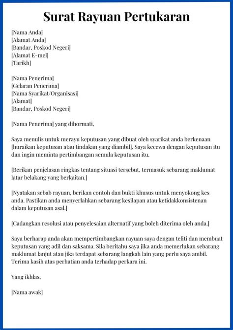 Contoh surat rayuan pertukaran. .  <a href=http://schreibleben.com/yn283v/ada...