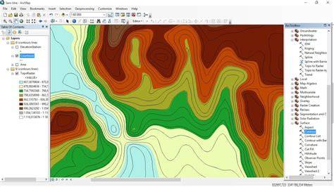 Contour to dem in arcgis.  How to .  I have a shape file with contour lin...