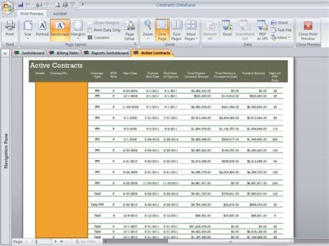 Contract Management Database For Small Businesses