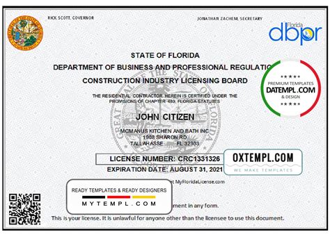 Contractor license florida. For a commercial and residential general contractor’s license, you’ll need a bond of at least $20,000. Your business is responsible for paying the bond’s premium. Premium percentages vary depending on your finances. The higher your credit score, the lower the premium you’ll need to pay and vice versa. 