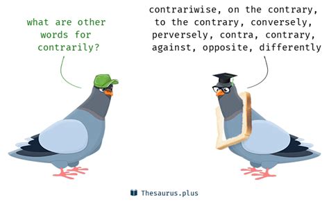 contrarily - WordReference English dictionary, questions, discussion and forums. All Free. ... many are not synonyms or translations): crosswise - quasi-contrarily.. 
