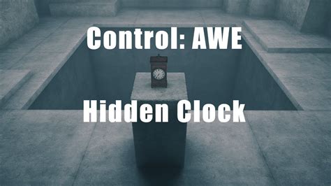 Control AWE Hidden clock code YouTube