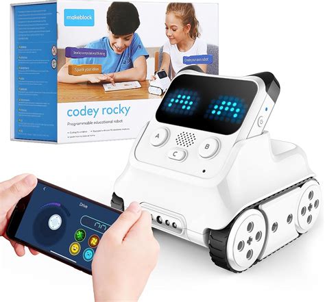 Control Codey Rocky with the Makeblock app.