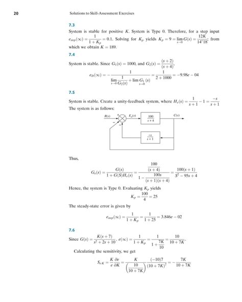 Control Systems Engineering Nise 6th Edition Solution