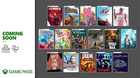Control and Doom Eternal hit Xbox Game Pass 