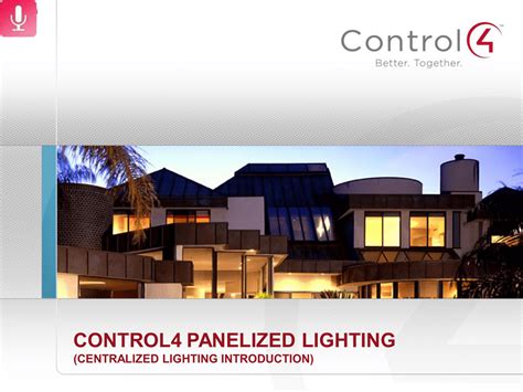 Control4 lighting.  Nevertheless, some parties have serious concerns, including how...