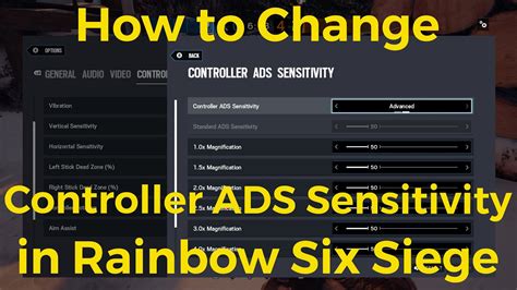 Controller ads sensitivity r6 ps4.  With this, you can shoot while also ad...