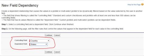 Controlling field and dependent field in salesforce.  In Apex code, how can ...