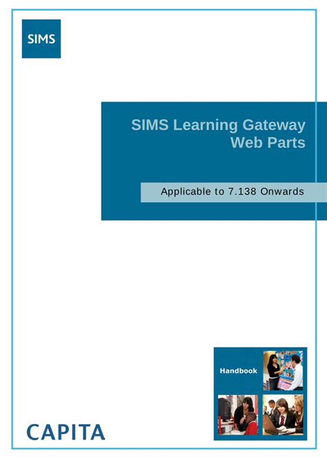 Controlling the Capita Web Parts - SIMS Learning Gateway 2 ...