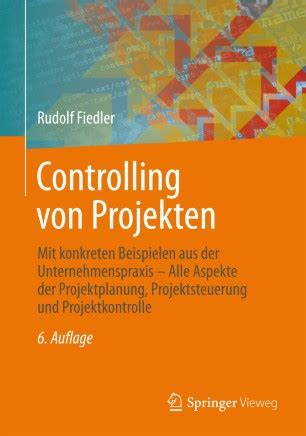 Controlling von Projekten SpringerLink