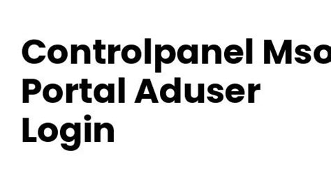 The most updated results for the Controlpanel Msoutlookonline Portal Aduser Login page are listed below, along with availability status, top pages, Check the official login link, follow troubleshooting steps, or share your problem detail in the comments section.