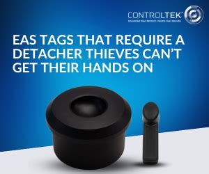 Controltek security tag. Take on one of the biggest challenges faced by clothing retailers, fitting room theft, using one of CONTROLTEK’s advanced security systems. 