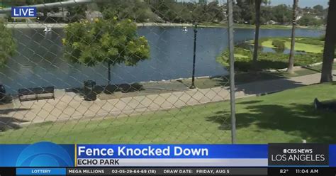 Controversial fence around Echo Park Lake to come down
