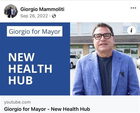 Controversial former city councillor Giorgio Mammoliti to run for mayor