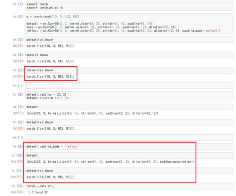 Conv2d and padding_mode: circular vs reflect - PyTorch Forums