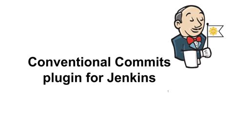 Conventional Commits Plugin for Jenkins