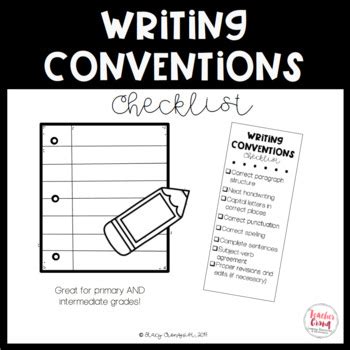 Conventions of writing elementary students