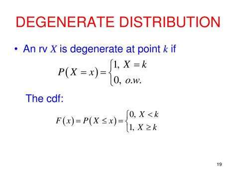 Convergence in distribution to a degenerate distribution