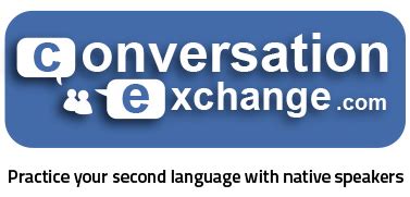 Conversation exchange website