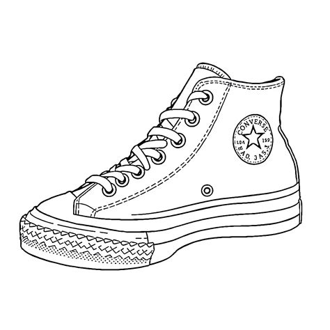 Converse Coloring Pages