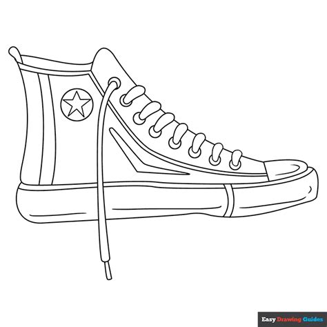 Converse Coloring Pages Coloring Home