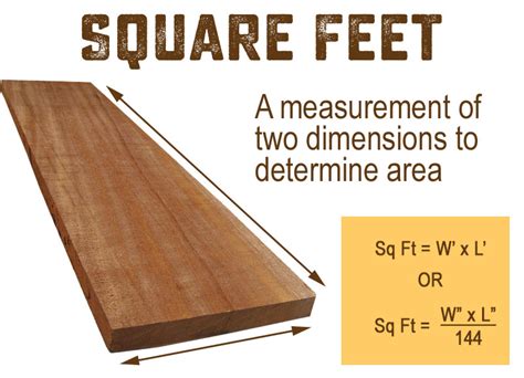 Conversion of square feet to linear feet. Linear Feet (LF) Square Feet (SF) Wood Calculators. Quick Reference. We have provided several flooring and lumber basic calculators to help you with your current and future projects. For wood products orders, we typically recommend 5-10% waste to add to your overall square footage. Note: Some of our wood products are in SF and others are in LF. 