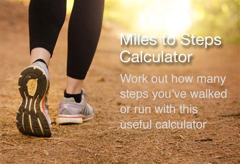 Convert 4.5 miles in steps with our easy to use calculator.