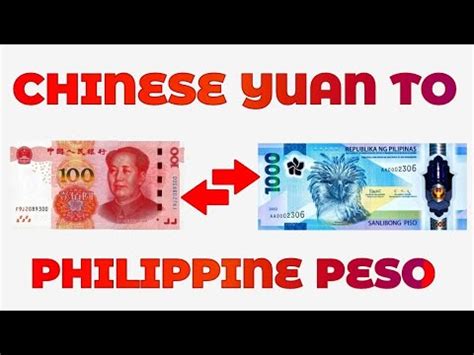 Convert Chinese Yuan Renminbi (CNY) and Philippine Pesos (PHP ...