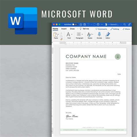Convert Custom Letterhead To Microsoft Word Templates Creativepro Network