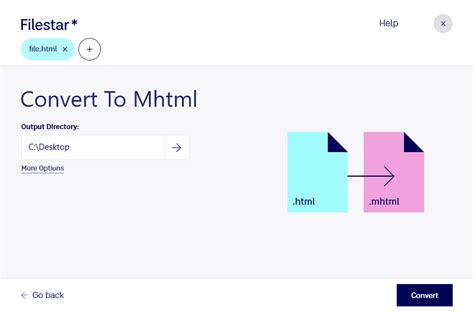 Convert HTML to MHTML Fast and Easy Filestar