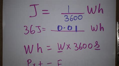 Convert Joule/hour to Watt - Unit Converter