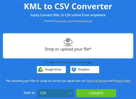 Convert KML to CSV Online Convert KML File to CSV