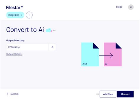 Convert PSD to AI with Filestar Fast and Secure