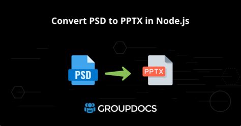 Convert PSD to PPTX in Node.js