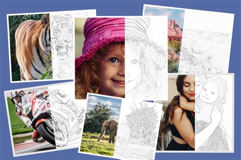 Convert Picture to Coloring Page Free