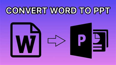 Convert WORD to PPT online & free