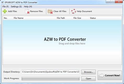 Convert azw to pdf online