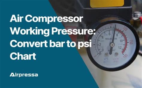 Convert bar to psi chart Airpressa