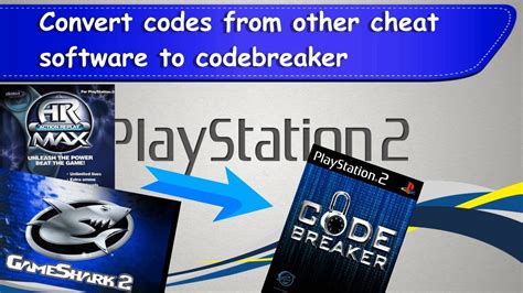 Convert codebreaker to raw.  (PS2) Code Converting by Team CMP A FAQ on convert...