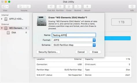 Convert external drive to apfs.  Open File Explorer, and in the left pane, look f...