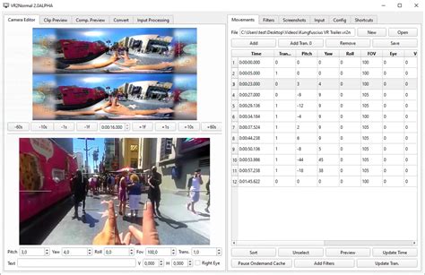 Convert fisheye video to normal.  It VR2Normal Windows Site VR2Normal is a GUI for FFmpeg writte...
