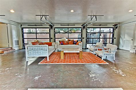 Convert garage to living space. This garage was like many others: raw, cluttered and underutilized. When the city denied an application to expand the main residence for an office and additional living space, designer Susan Jay suggested converting the garage. 