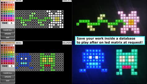 Convert image to led matrix.  This will allow you to create different images and even...
