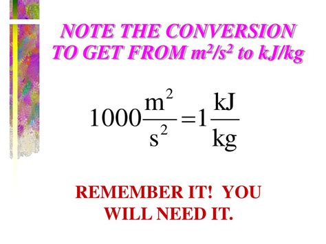 Convert kg m^2/s^2 to kilojoules Conversion of Measurement Units. 