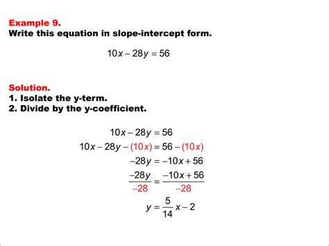 Convert linear equations to standard form Algebra …