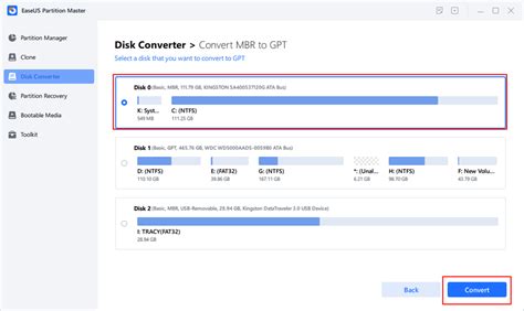 Convert mbr to gpt without data loss.  # Convert MBR to GPT without data...